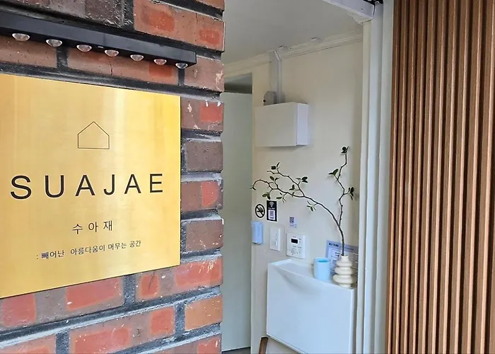 Suajae 2room,3bed ,3mins Hapjeong 1f ヴィラ *